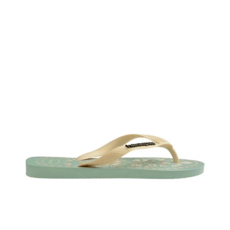 Havaianas Abrasion Resistant Slip Resistant Flip Flops Women's Green-1