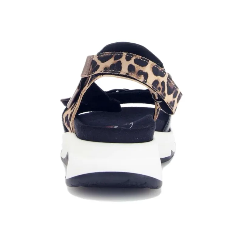 Gabor Rollingsoft Beach Sandals Women's Black Blue-4