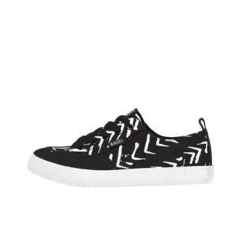 AIGLE TAMARIX W PT Low Top Canvas Shoes Women's Black White