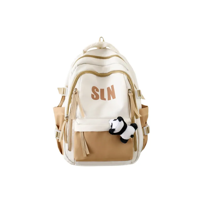 North Pack Nylon Backpack Unisex Black/Red/Green/Blue/Brown-38