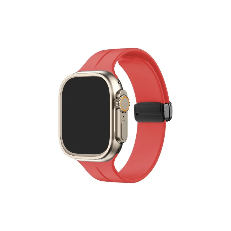 IKYOU Watch Band Apple Compatibility 49mm Silicone Material-6