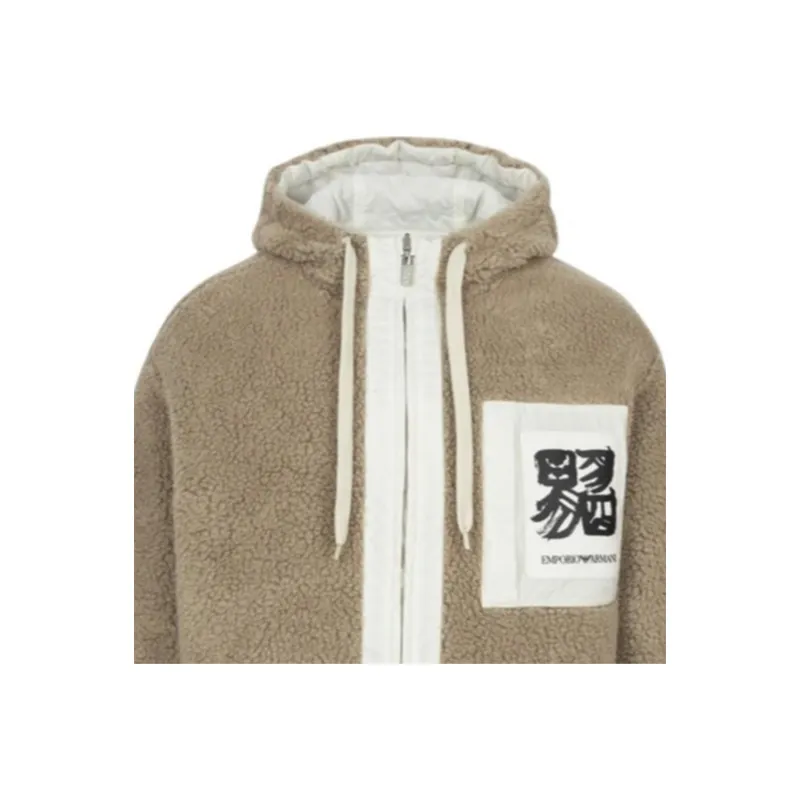 EMPORIO ARMANI Emporio Armani×JY Limited Edition FW22 Puffer Jacket Women's Camel-4
