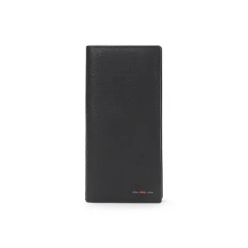 ELLE HOMME Cow Leather Wallet Regular Men's Black