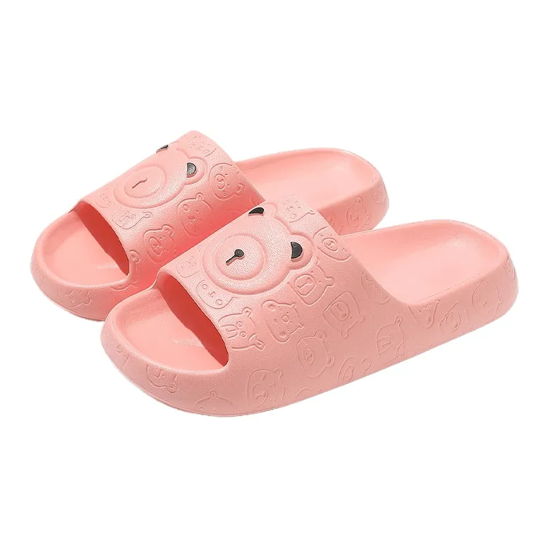 LUNNIFEIYA Summer Slippers Home Indoor Bathroom Slip Resistant Eva Squashy And Bouncy Feeling Platform Slippers-5