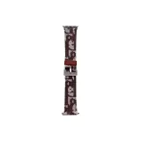 Canvas with Leather Apple Strap-Red Brown