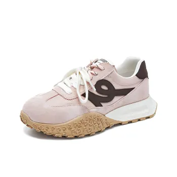 BARDILEV Casual Shoes Women's Low Top Beige/Yellow/Pink