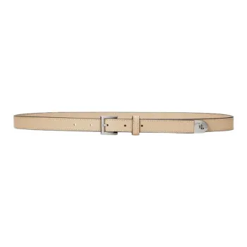 Polo Ralph Lauren Cow Leather Belts Women's Sand Dune Width 2CM