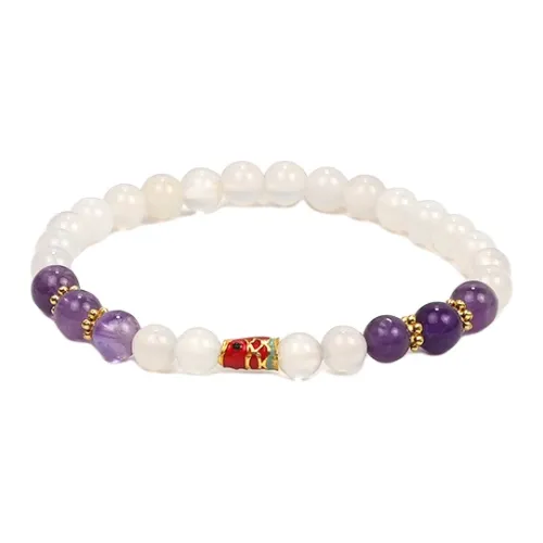 Cloudy Sky Chalcedony Bracelets Women
s