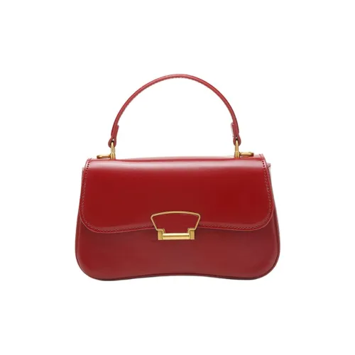 PAYOT Microfiber Synthetic Leather Shoulder Bag, Crossbody Bag, Handbag 205w3090 Regular Women's Burgundy/Brown Black