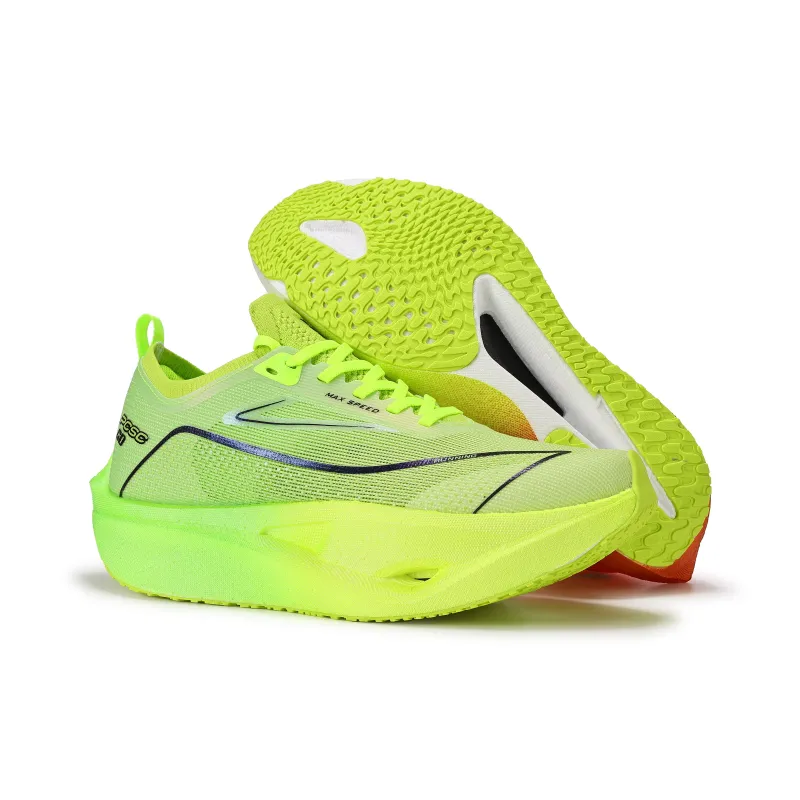 PCSC Running Shoes Unisex Low Top Fluorescent Left Orange-3