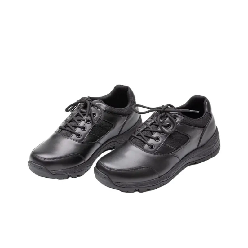 Shu Family Cushioned Slip Resistant Low Top Casual Shoes Men's Black-1