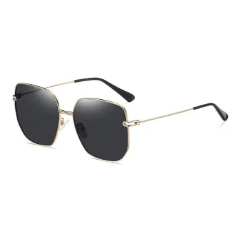 Yamaichi Maru Metal Irregular Shape Sunglasses Unisex