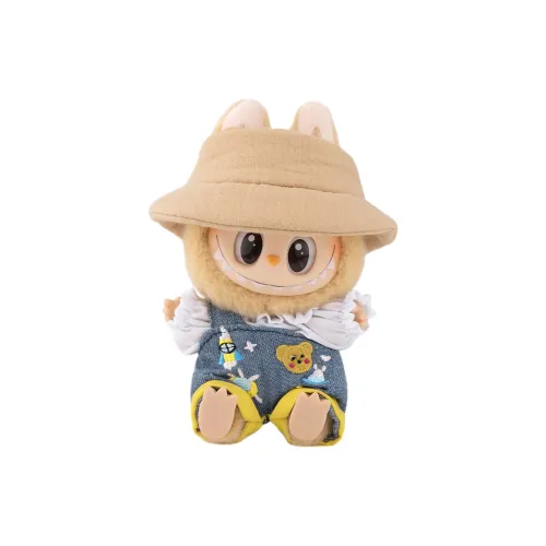 [Modified Doll] POP MART Labubu THE MONSTERS Sitting Party Collection Eyeing Confirmed, Cute Bear Hang Tag Box 15cm