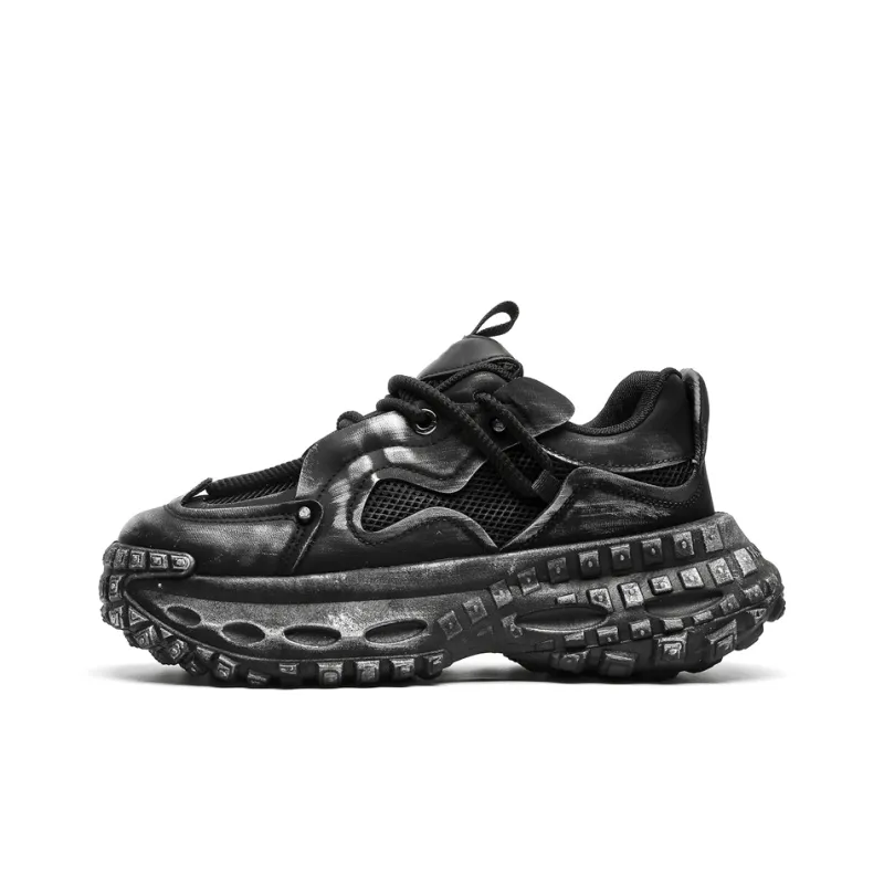 ROBINHOOD Cushioning, Slip Resistant, Abrasion Resistant Support Low Top Chunky Sneakers Men's-6