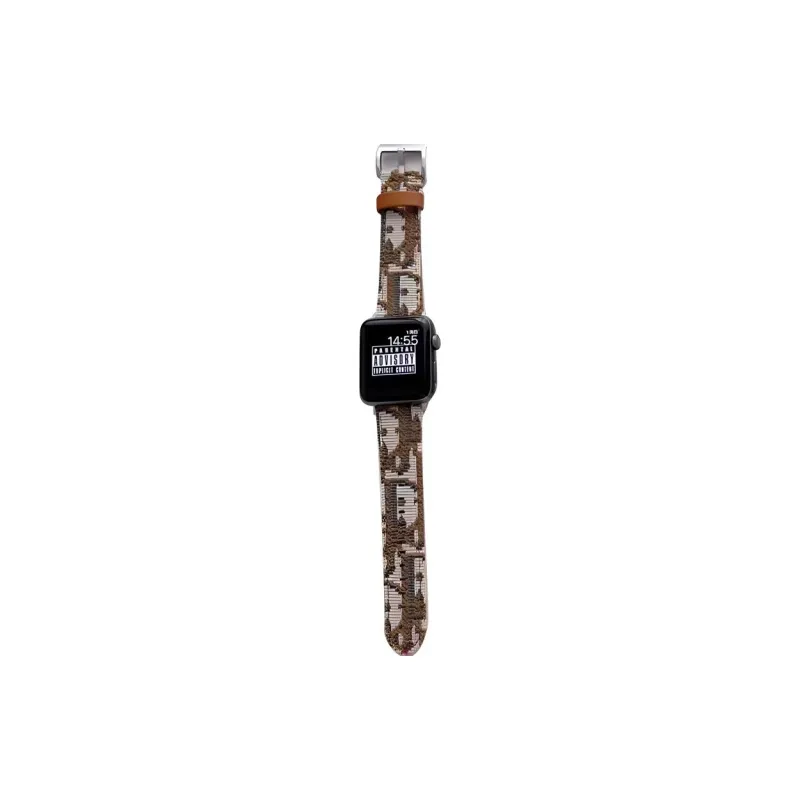 NCFCK Watch Band Apple Compatibility 13 16cm Canvas Material-9