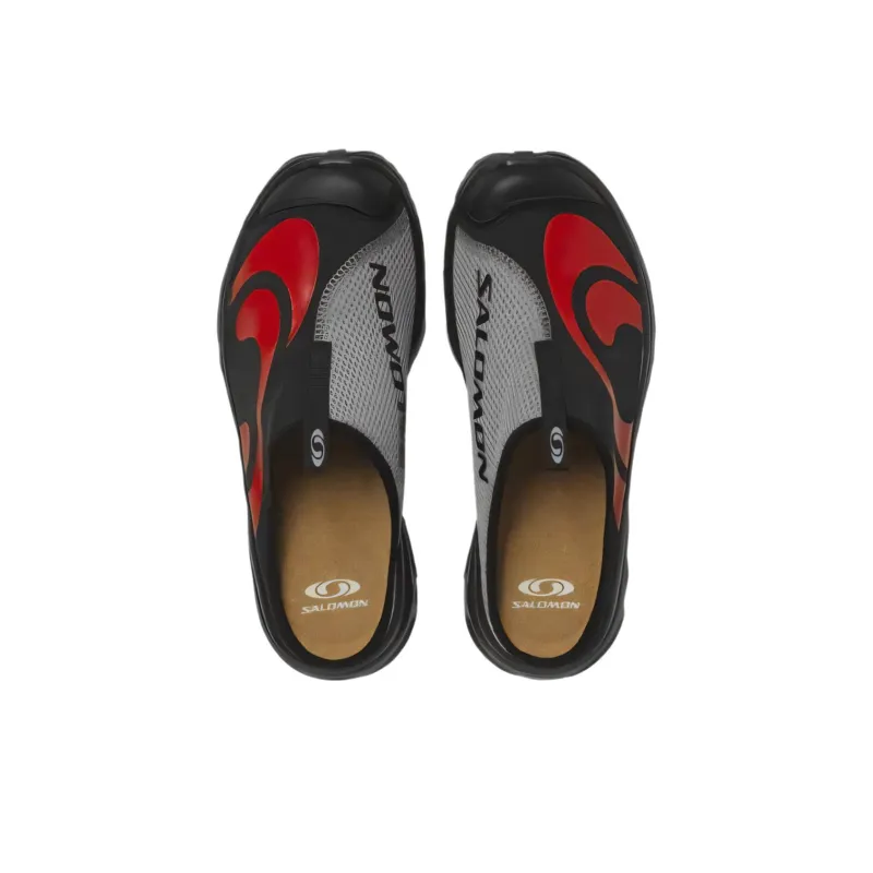 SALOMON RX Slide 3.0 Lightweight Low Top Casual Shoes Unisex Black Alloy Fire Red-2