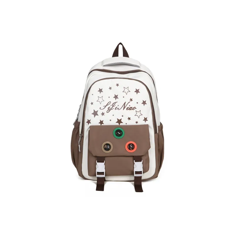 SEVENMOONS Nylon Backpack Regular Women's Multicolor-6