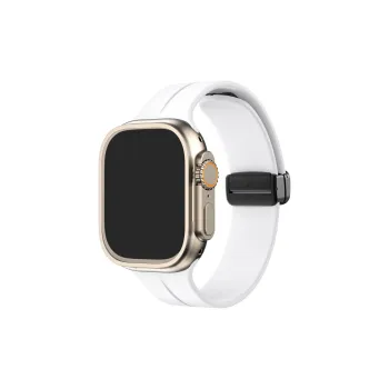 IKYOU Watch Band Apple Compatibility 49mm Silicone Material