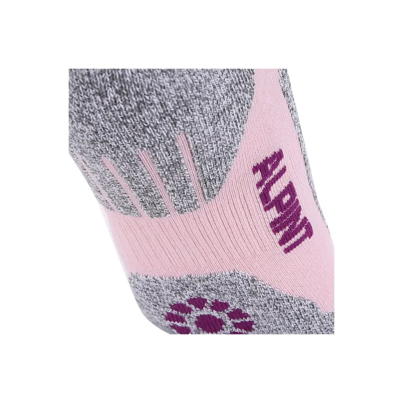 ALPINT MOUNTAIN Sports Socks Women's 1 Pack Pink-6