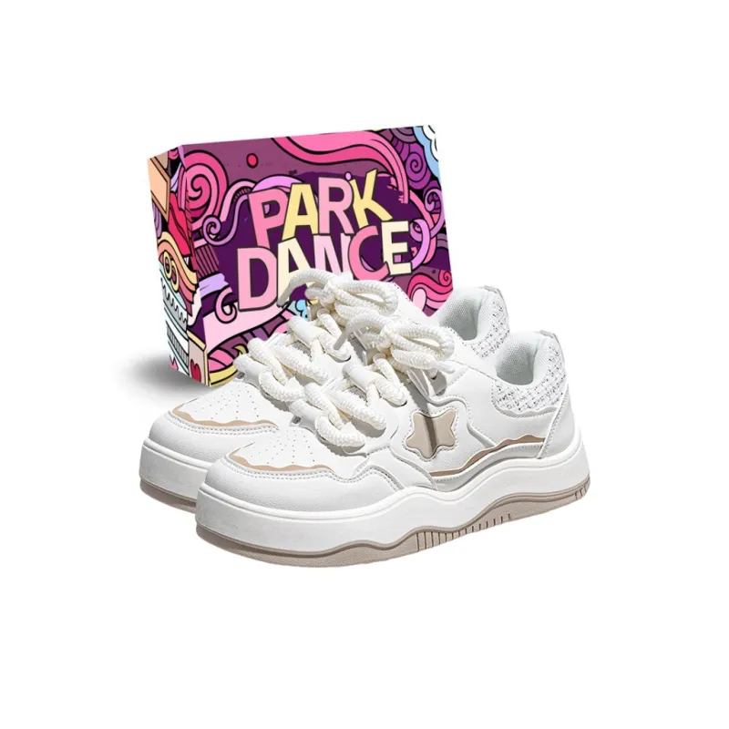 PARK DANCE Low Top Skateboard Shoes Women's-23