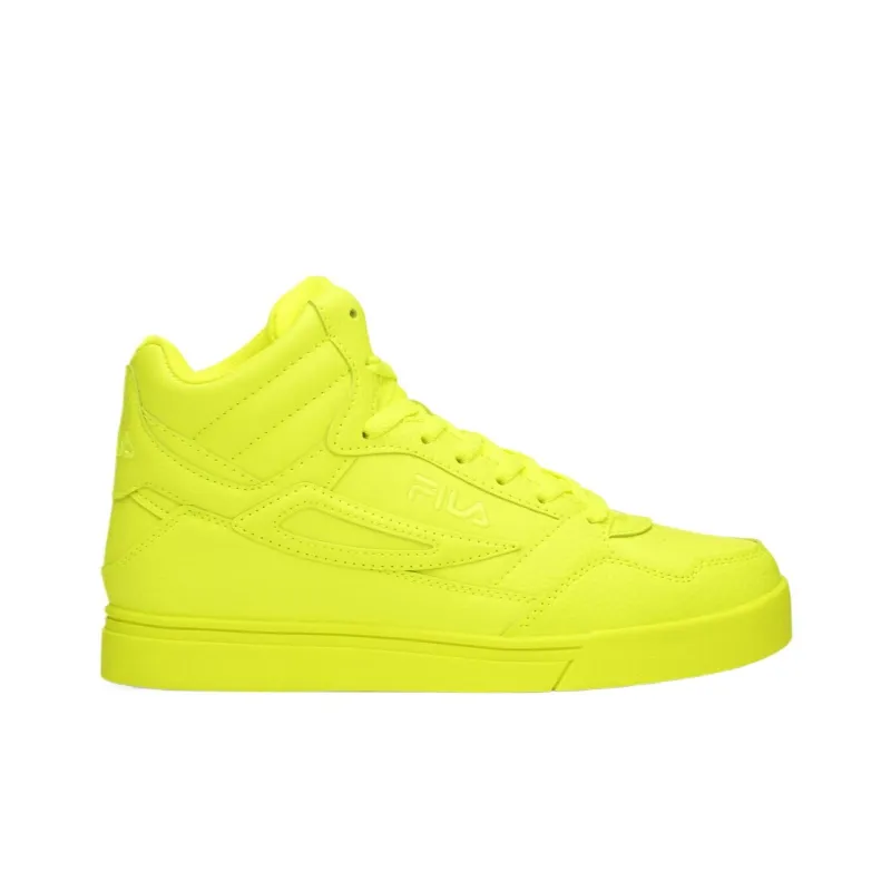 FILA Everge High Top Skateboard Shoes Women's Yellow-1