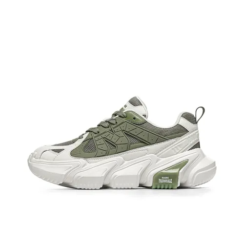 FAIRWHALE Slip Resistant, Abrasion Resistant, Lightweight Low Top Chunky Sneakers Men's