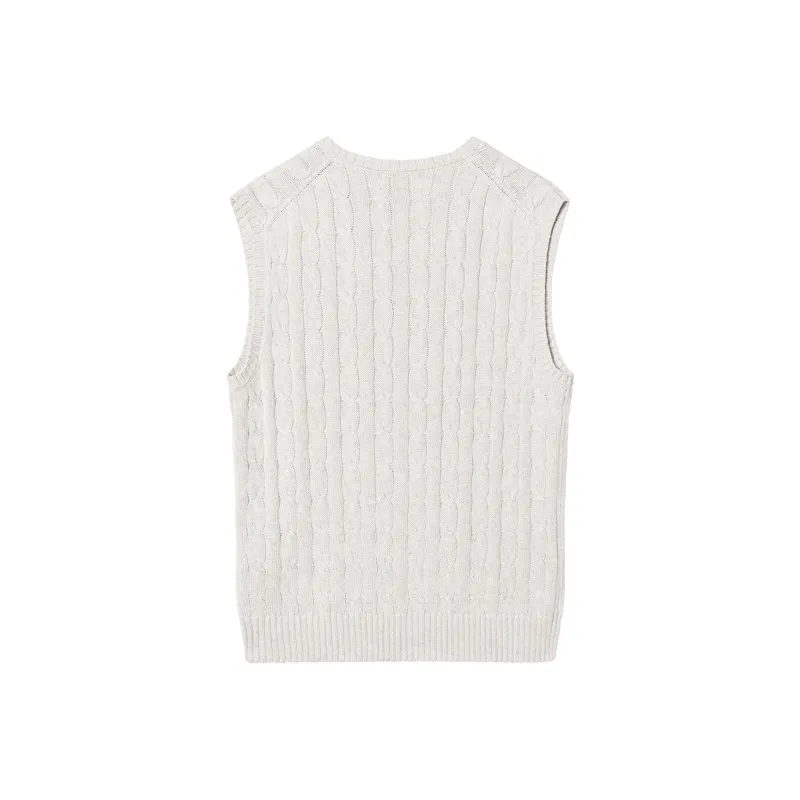 Polo Ralph Lauren Cable Knit Vest Gray-1