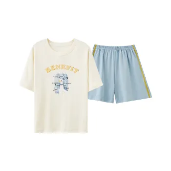 GOSO Pajama Set Women's Ivory White