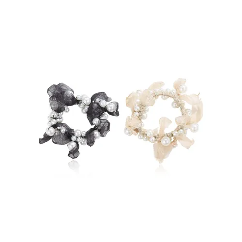 QIMEILA Chiffon Hair Tie Women's
