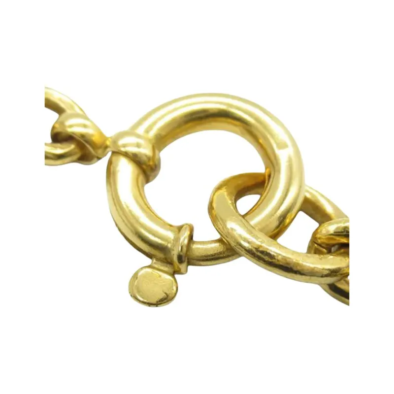 CHANEL 1986 1988 Cc Logo Pendant Necklace-2