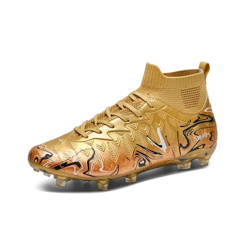 Binary FG Firm Ground Slip Resistant, Abrasion Resistant, Lightweight Soccer Shoes Unisex Champagne Gold-1