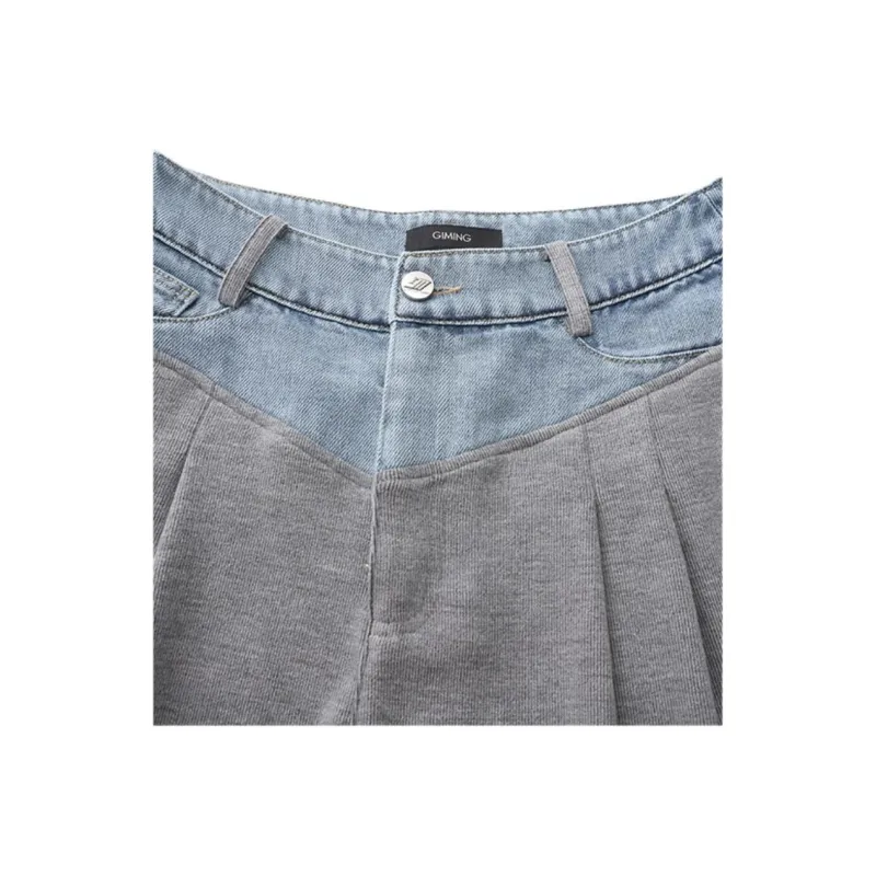 GIMING Jeans Women's Gray+Blue-3