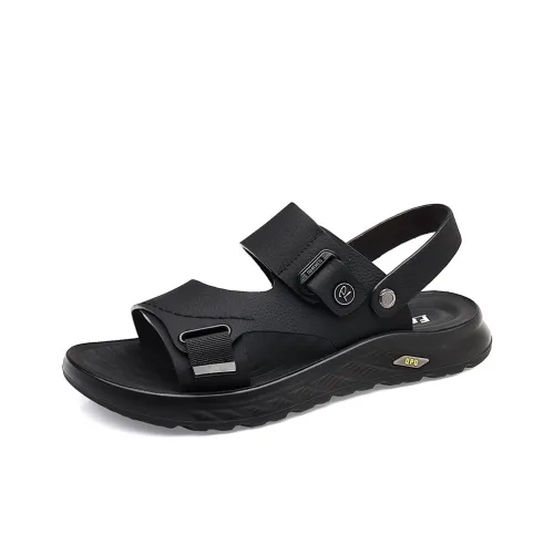 Bindu Beach Sandals Men Black, Brown