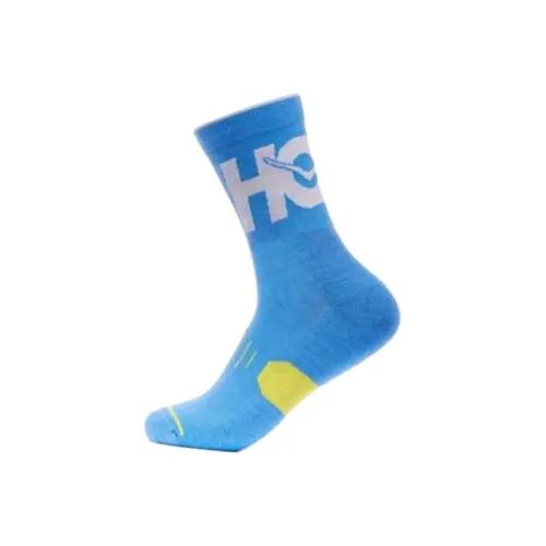 HOKA ONE ONE RUN SOCK Mid Calf Socks Unisex 1 Pack Blue