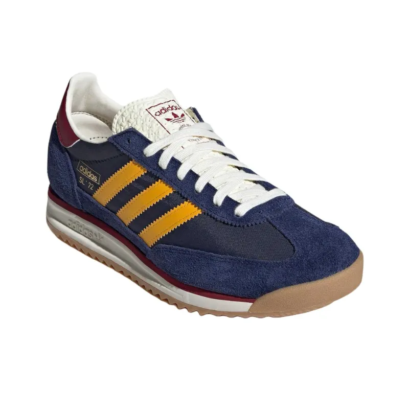 Adidas Originals SL 72 Anti Slip Wear Resistant Low Top Casual Shoes Unisex Dark Blue-3