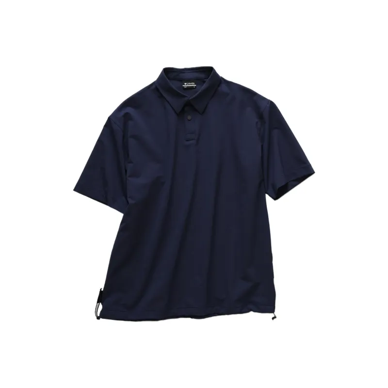 Columbia Polo Shirt Men's Marine Blue-2