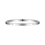 Baby's Breath Bangle (Silver)