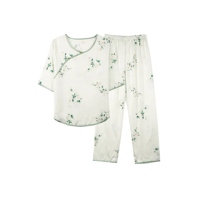 LoveEsteem Pajama Set Women's Light Green-0