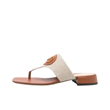 Valentino GARAVANI Flip Flops Women's Beige Brown
