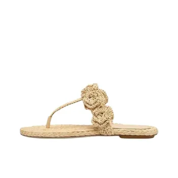 Stuart Weitzman/SW Slip Resistant Flip Flops Women's Beige