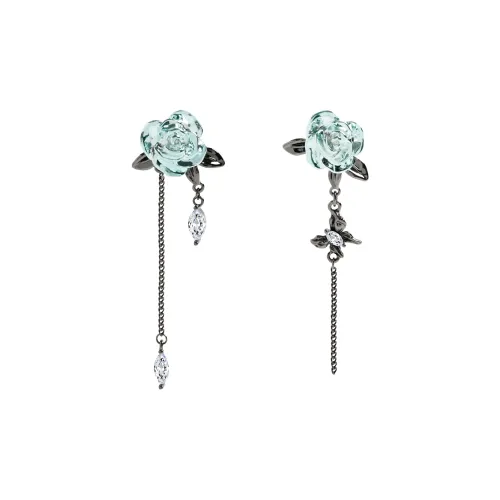 KEYS VIA Copper Alloy Stud Earrings Women's