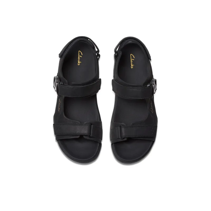 Clarks Beach Sandals Men's Black-2