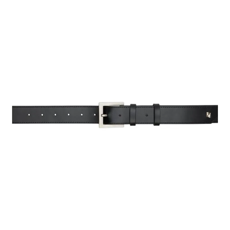 ADER ERROR Hardware Accessories Leather Belts Women's Black -0