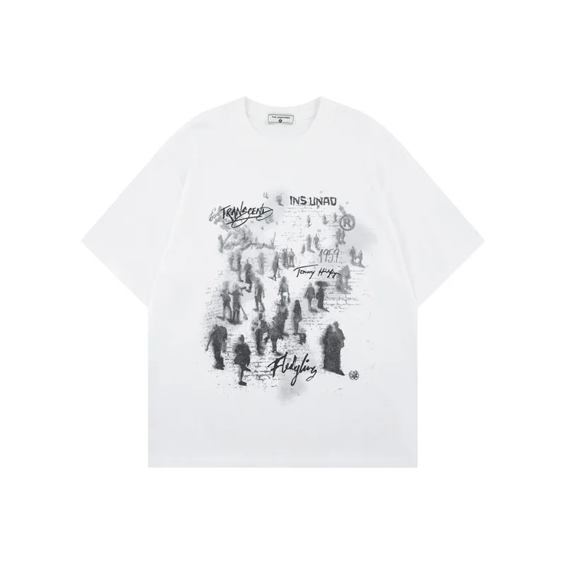 PAINT STAIN Fashion Minimalist Style T Shirt Unisex-0