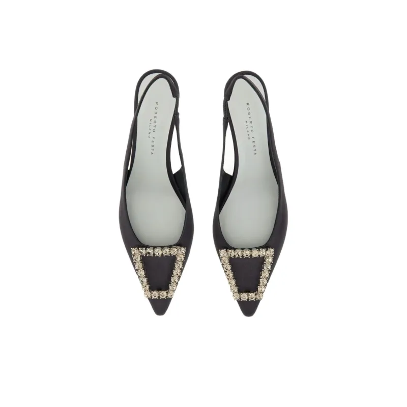 Roberto Festa Slim Heel High Heels Women's Black-5
