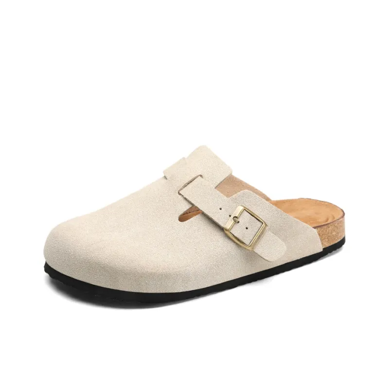 ENRICO COVERI Rubber Sole Abrasion Resistant Wrap toe Slippers Unisex-7