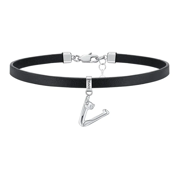PEACE & CAT Titanium Steel Necklaces Women's-25