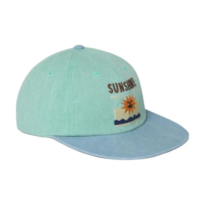 FILA Twill Cotton, 100% Cotton Baseball Caps Unisex Green-1