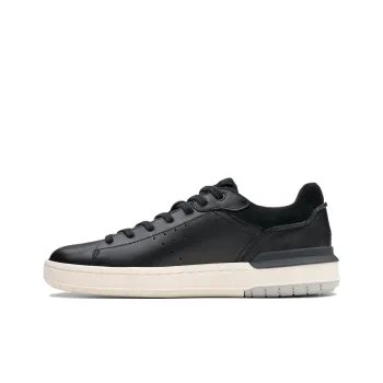 Clarks Courtlite 2 Run Low Top Skateboard Shoes Men's Black