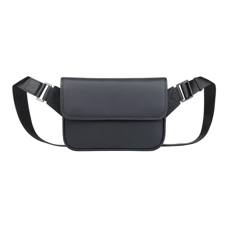 LARTIGENT Cow Leather Crossbody Bag Regular Men's Black-0